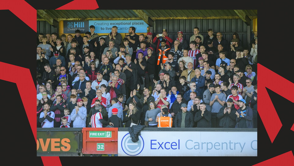 A fan image from City's 2-0 win at Cambridge United