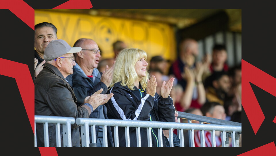 A fan image from City's 2-0 win at Cambridge United