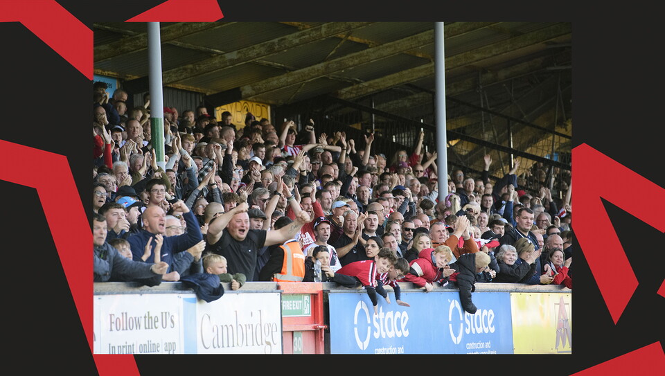 A fan image from City's 2-0 win at Cambridge United