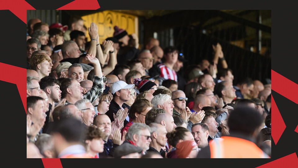 A fan image from City's 2-0 win at Cambridge United