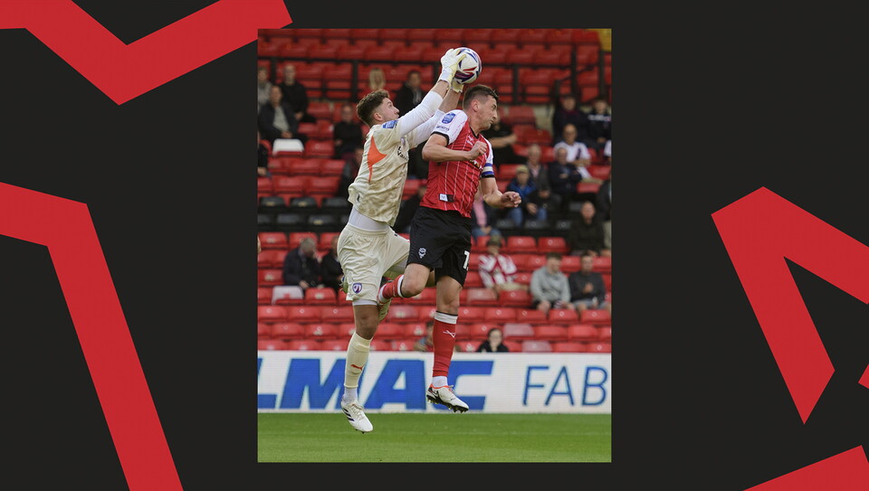 An image from Lincoln City versus Chesterfield.