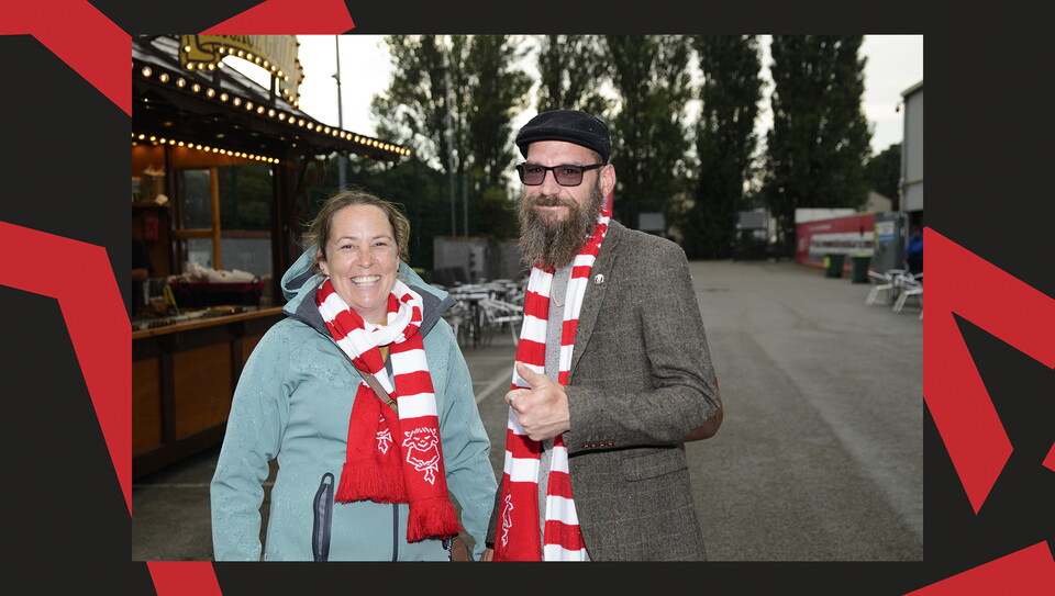  A fan image from Lincoln City versus Chesterfield.