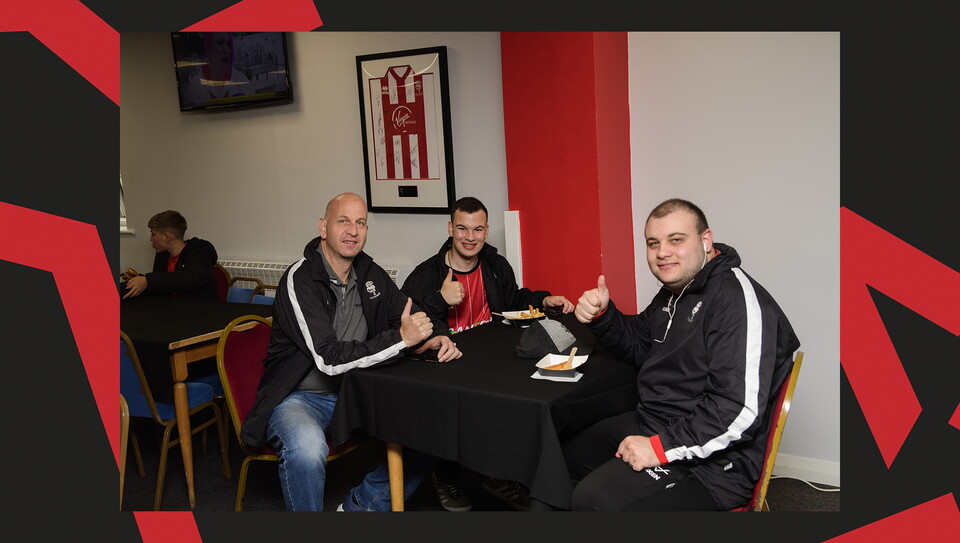  A fan image from Lincoln City versus Chesterfield.