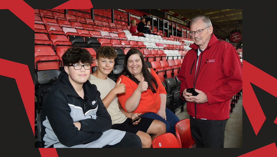  A fan image from Lincoln City versus Chesterfield.