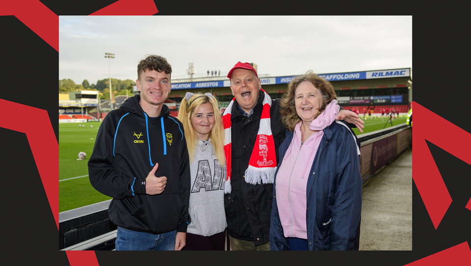  A fan image from Lincoln City versus Chesterfield.