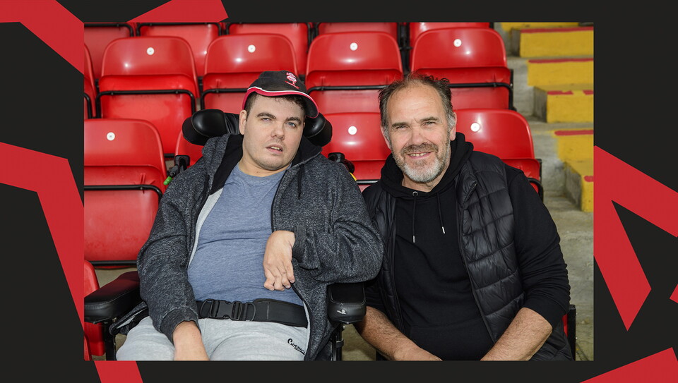  A fan image from Lincoln City versus Chesterfield.