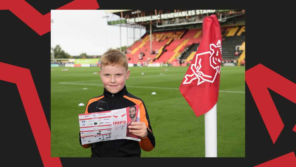  A fan image from Lincoln City versus Chesterfield.