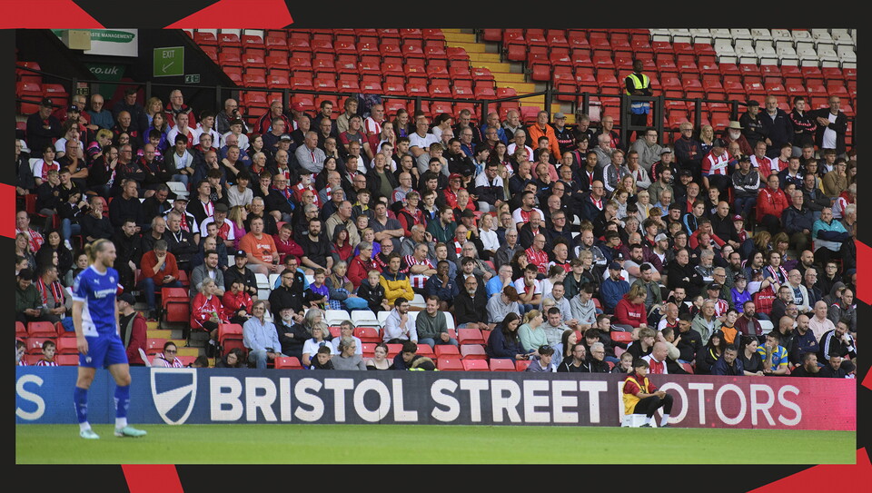  A fan image from Lincoln City versus Chesterfield.