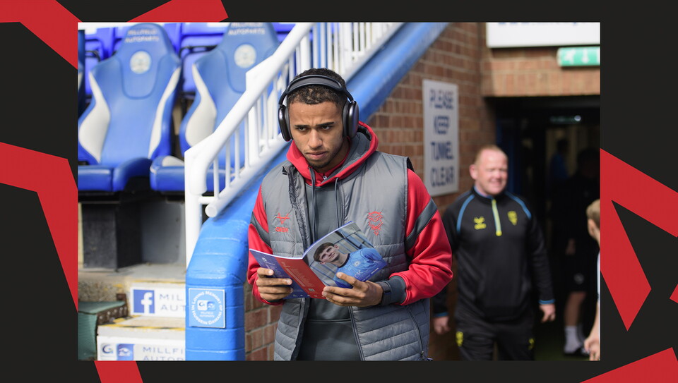 A match action image from City's 1-1 away draw at Peterborough United.