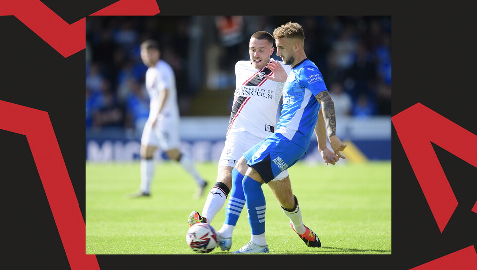 A match action image from City's 1-1 away draw at Peterborough United.