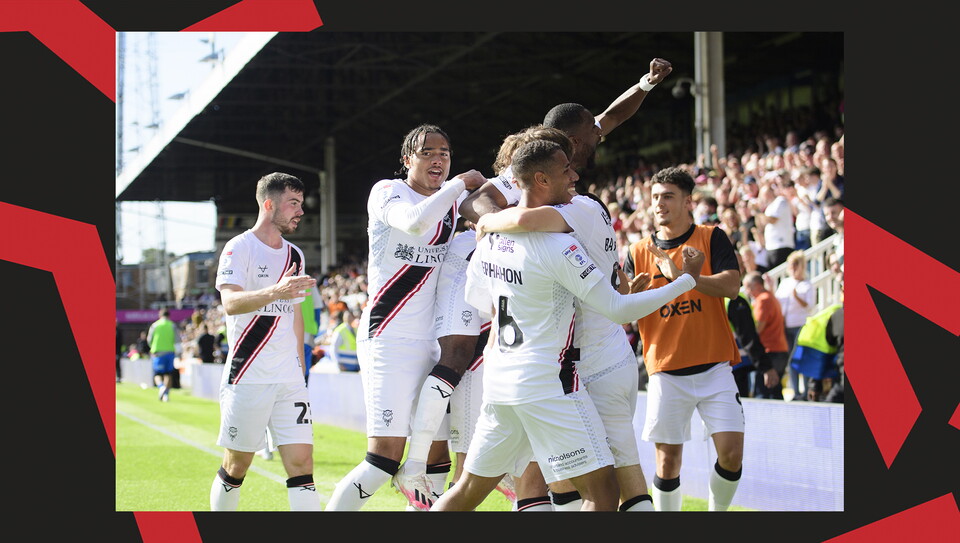 A match action image from City's 1-1 away draw at Peterborough United.