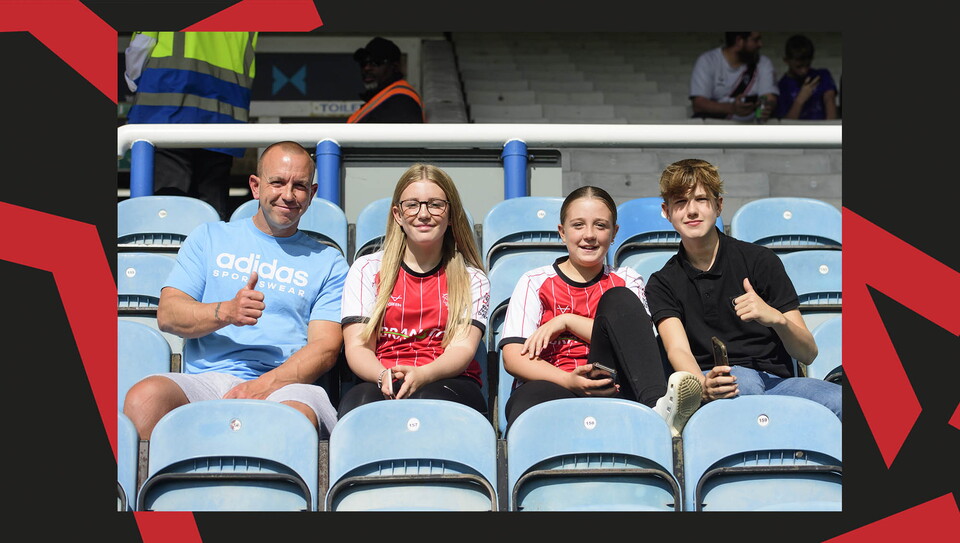 A fan image from City's 1-1 away draw at Peterborough United.