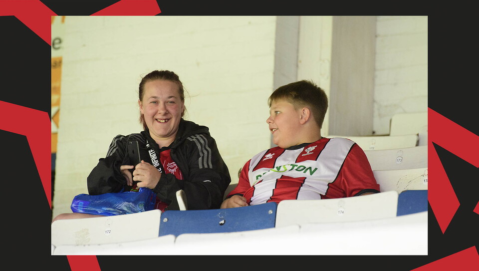 A fan image from City's 1-1 away draw at Peterborough United.