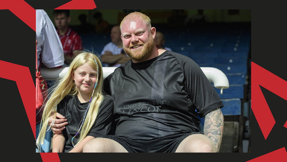 A fan image from City's 1-1 away draw at Peterborough United.