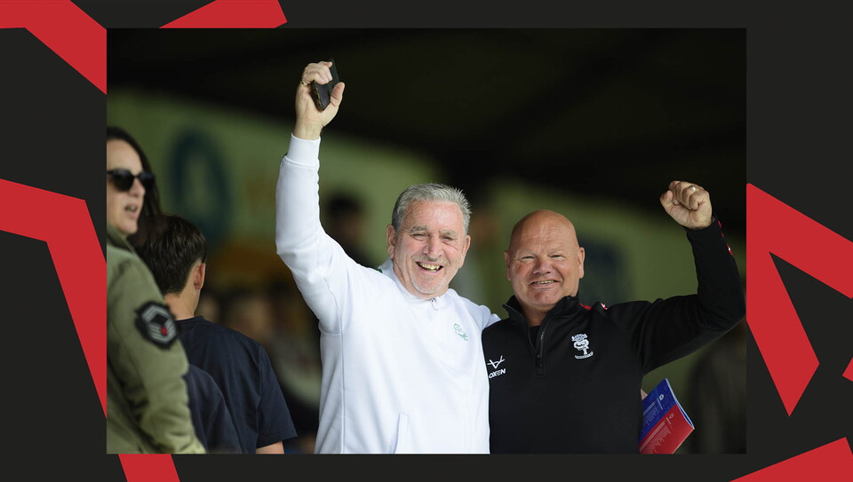 A fan image from City's 1-1 away draw at Peterborough United.