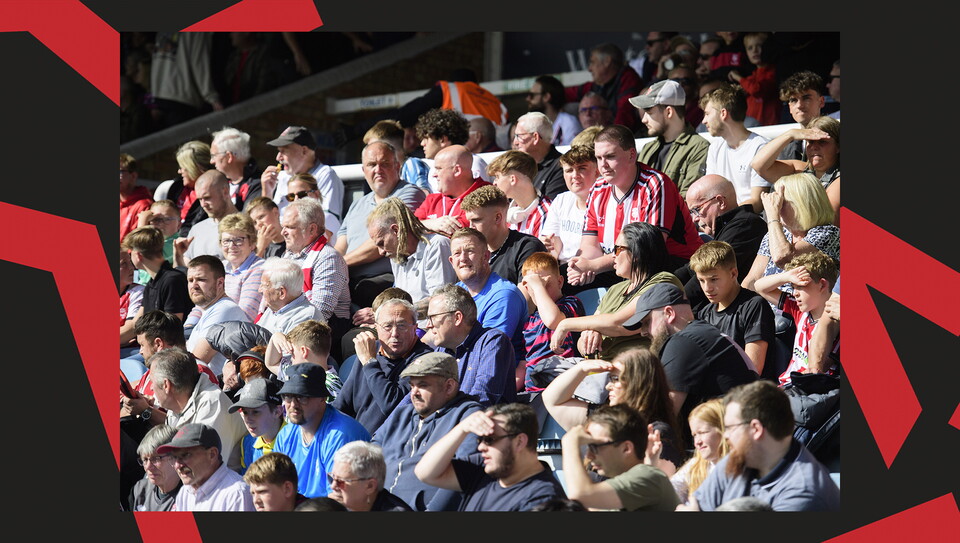 A fan image from City's 1-1 away draw at Peterborough United.