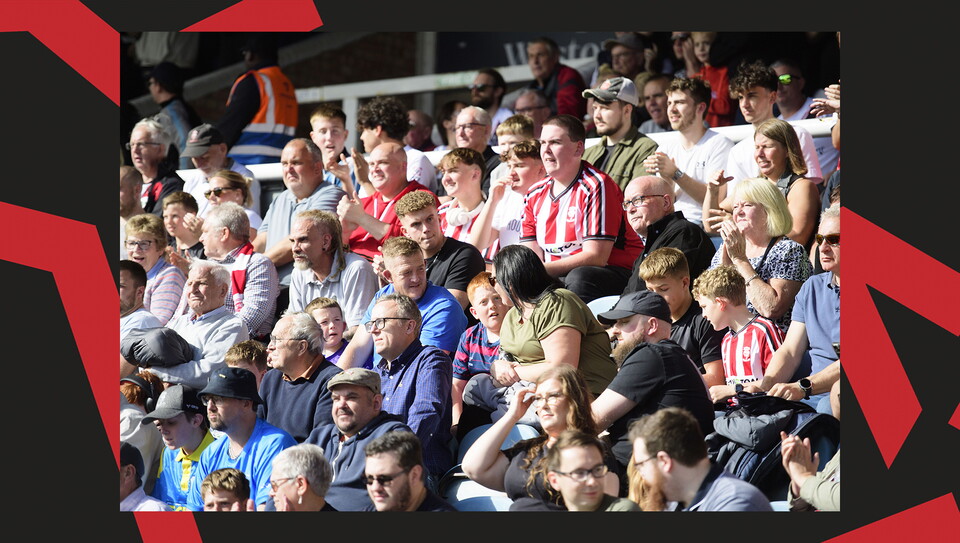 A fan image from City's 1-1 away draw at Peterborough United.
