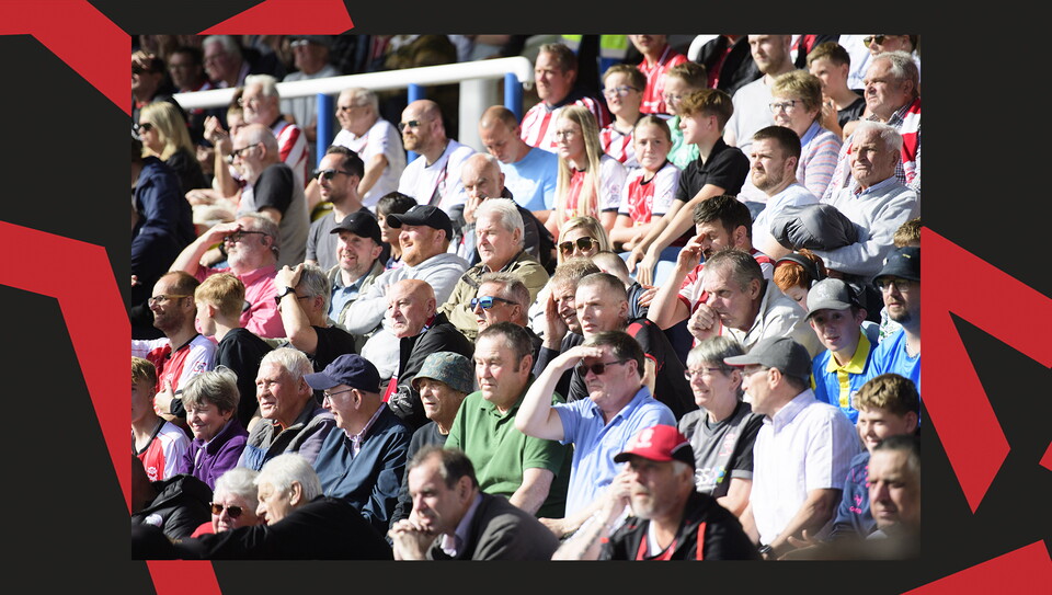 A fan image from City's 1-1 away draw at Peterborough United.