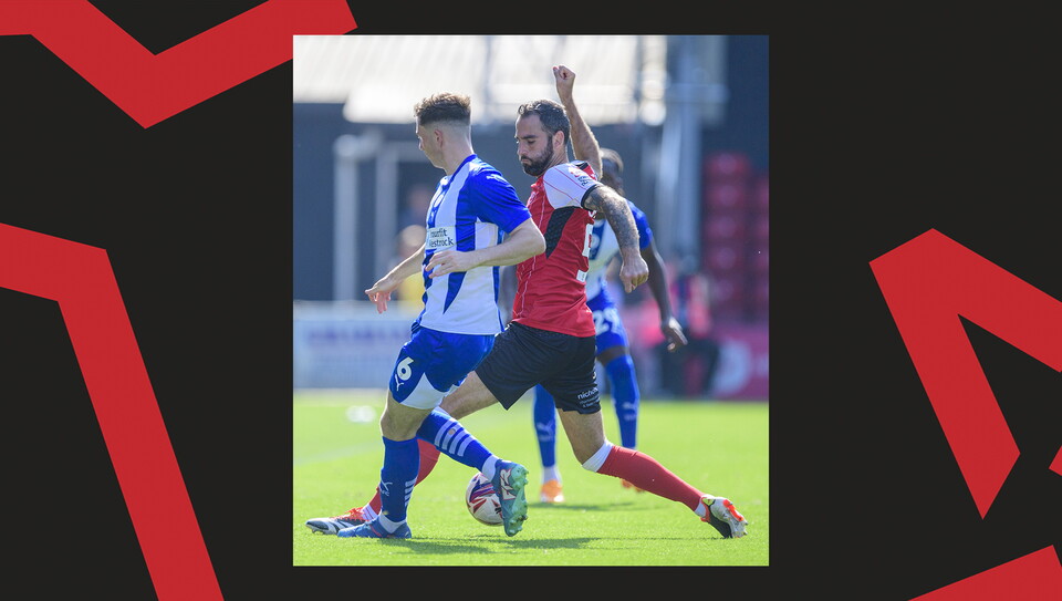 A match image from Lincoln City's 0-0 home draw against Wigan Athletic.