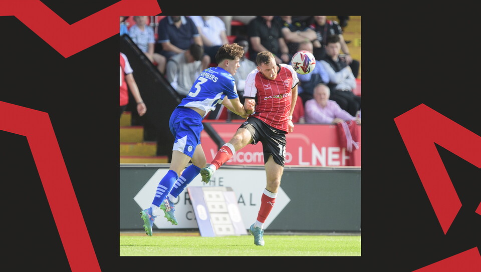 A match image from Lincoln City's 0-0 home draw against Wigan Athletic.