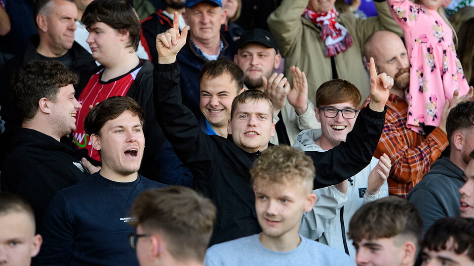 A fan image from City's 2-0 win at Cambridge United