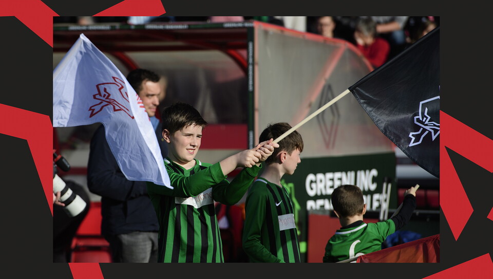 A matchday experience image from the Imps' home game against Birmingham City.