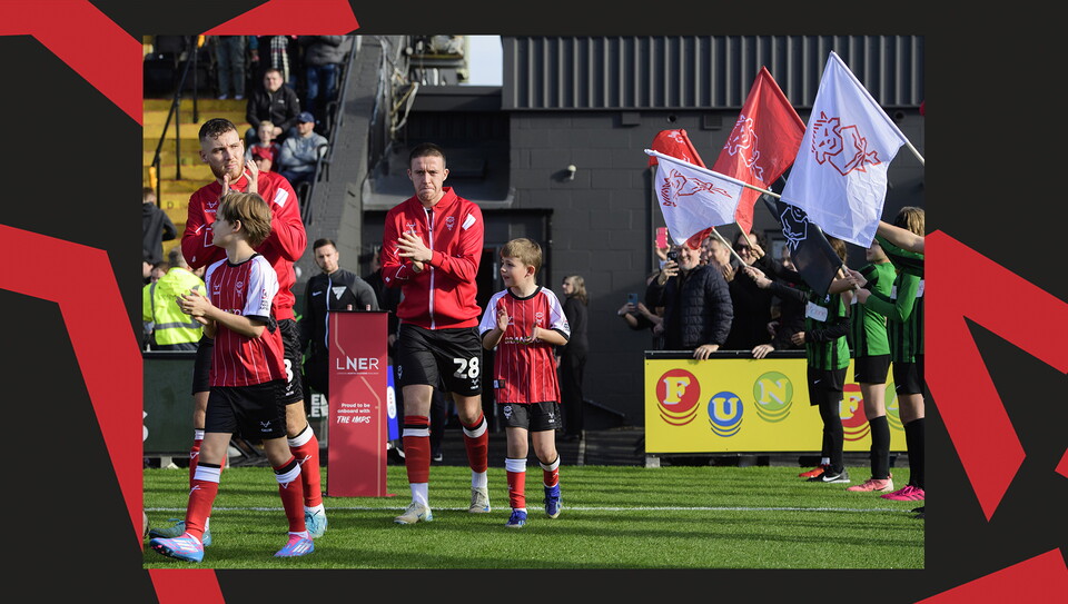 A matchday experience image from the Imps' home game against Birmingham City.