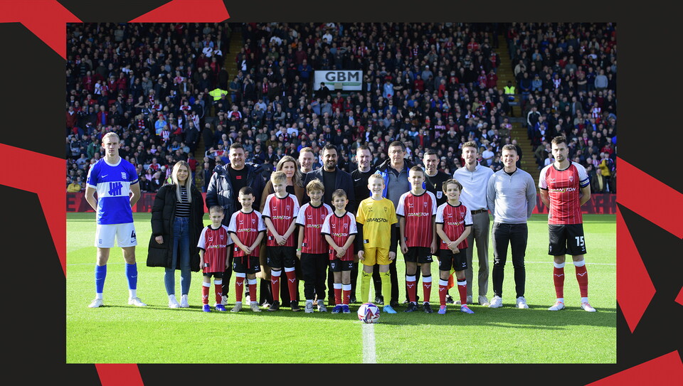 A matchday experience image from the Imps' home game against Birmingham City.