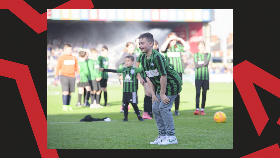 A matchday experience image from the Imps' home game against Birmingham City.