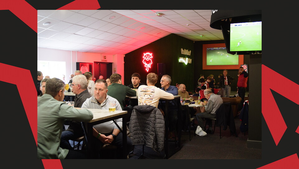 A fan image from the Imps' game against Birmingham City.