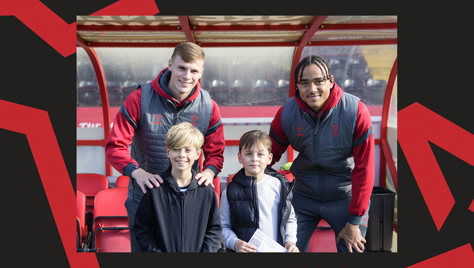 A fan image from the Imps' game against Birmingham City.