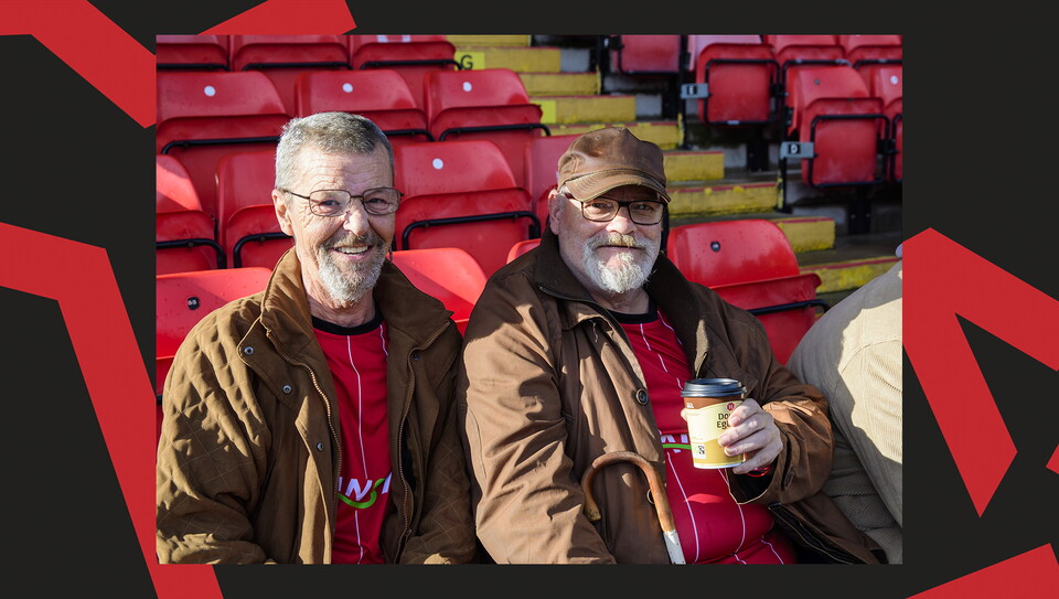 A fan image from the Imps' game against Birmingham City.