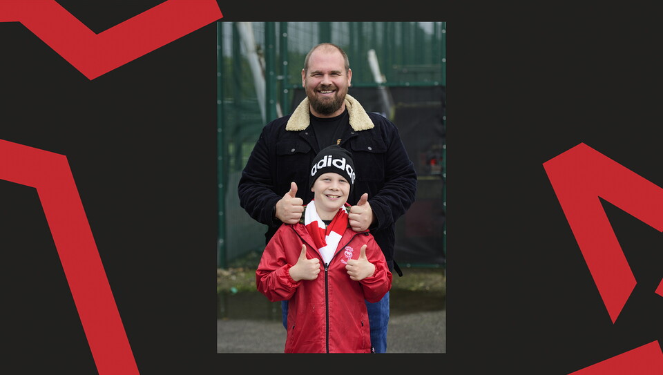 A fan image from the Imps' game against Birmingham City.