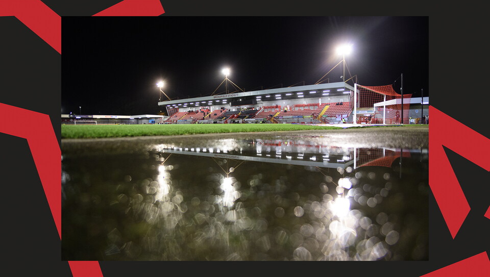 A match action image from City's away game at Crawley Town.