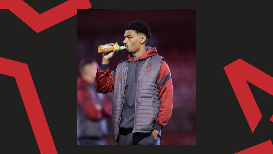 A match action image from City's away game at Crawley Town.