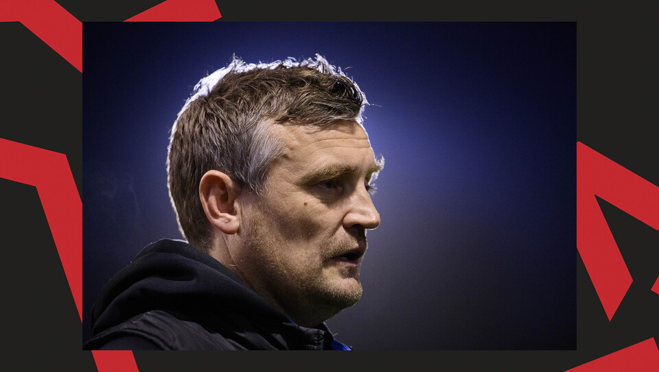 A match action image from City's away game at Crawley Town.