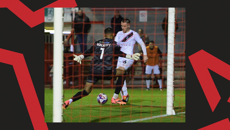 A match action image from City's away game at Crawley Town.