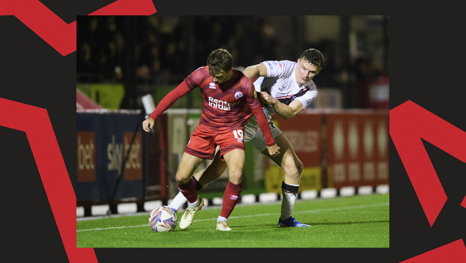 A match action image from City's away game at Crawley Town.