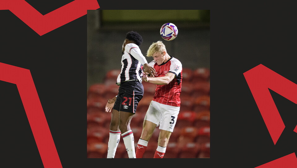 A match action image from City's 2-1 away win at Grimsby Town