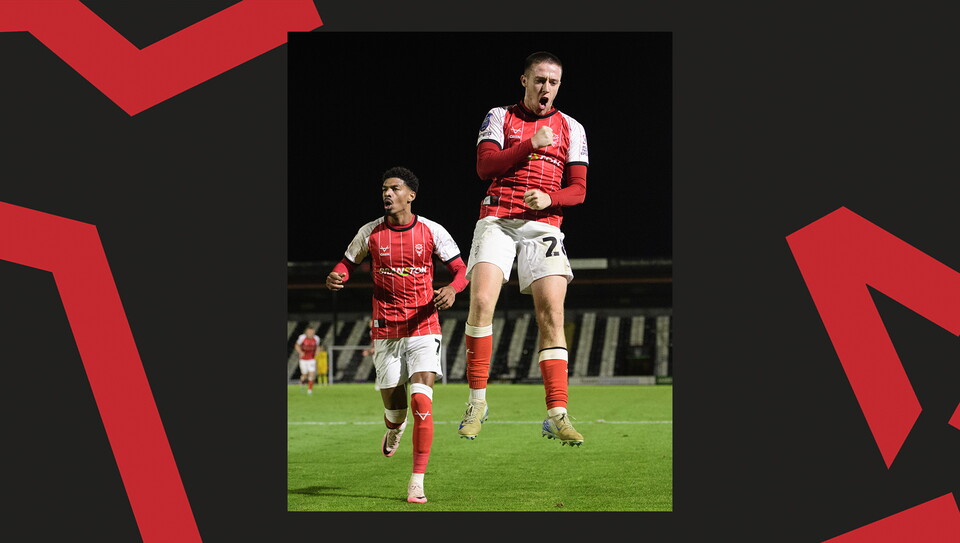 A match action image from City's 2-1 away win at Grimsby Town