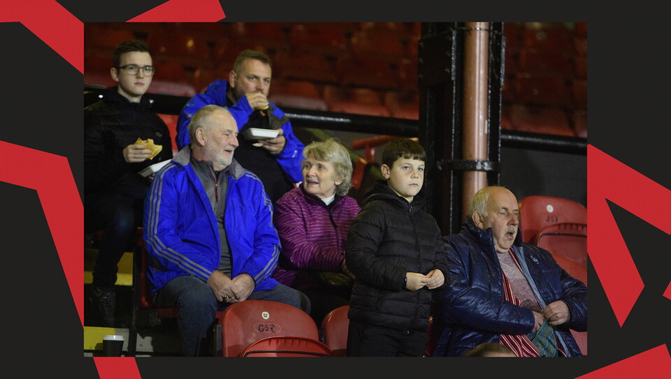 A fan image from City's 2-1 away win at Grimsby Town