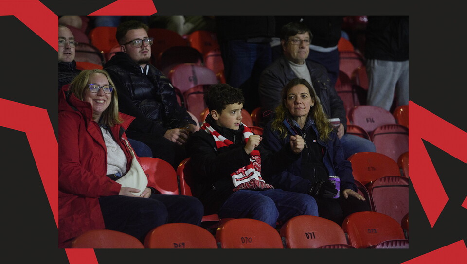 A fan image from City's 2-1 away win at Grimsby Town