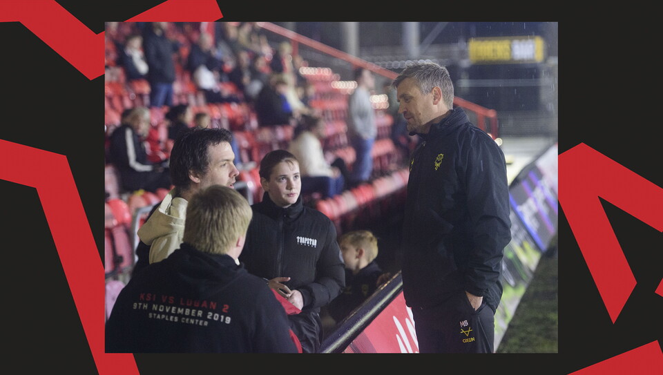 A fan image from City's 2-1 away win at Grimsby Town