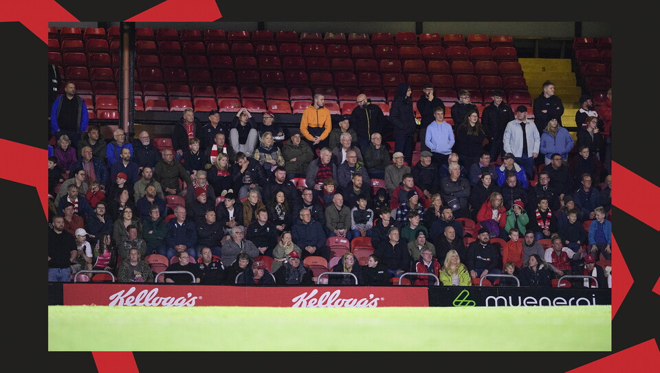A fan image from City's 2-1 away win at Grimsby Town
