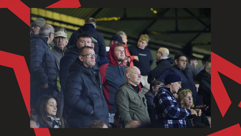 A fan image from City's 2-1 away win at Grimsby Town