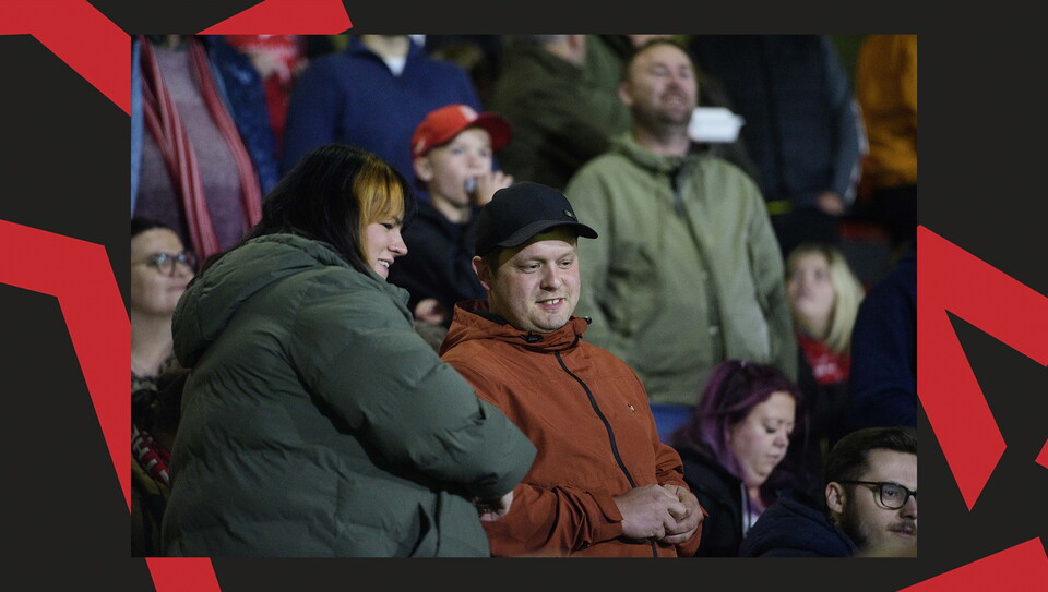 A fan image from City's 2-1 away win at Grimsby Town