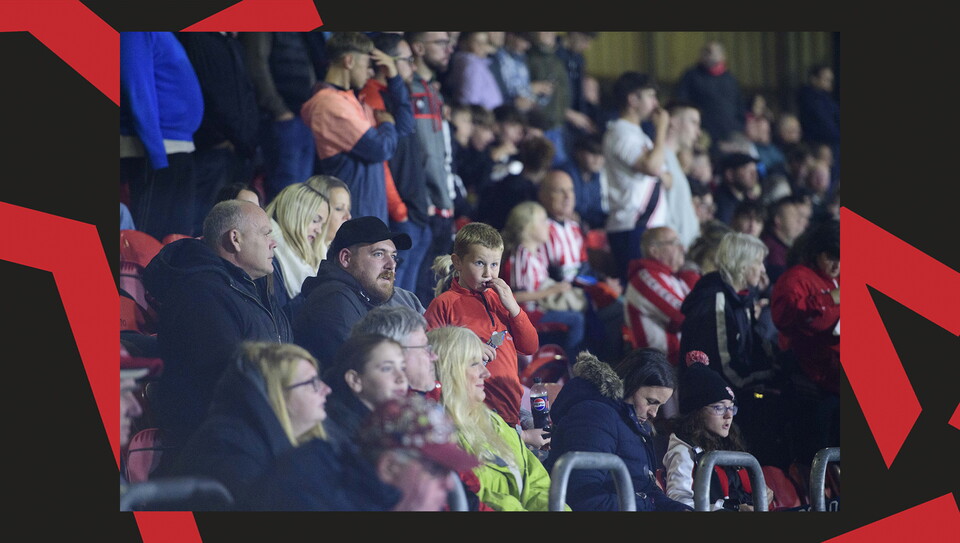A fan image from City's 2-1 away win at Grimsby Town