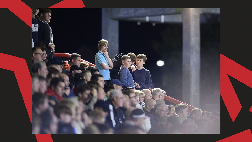 A fan image from City's 2-1 away win at Grimsby Town