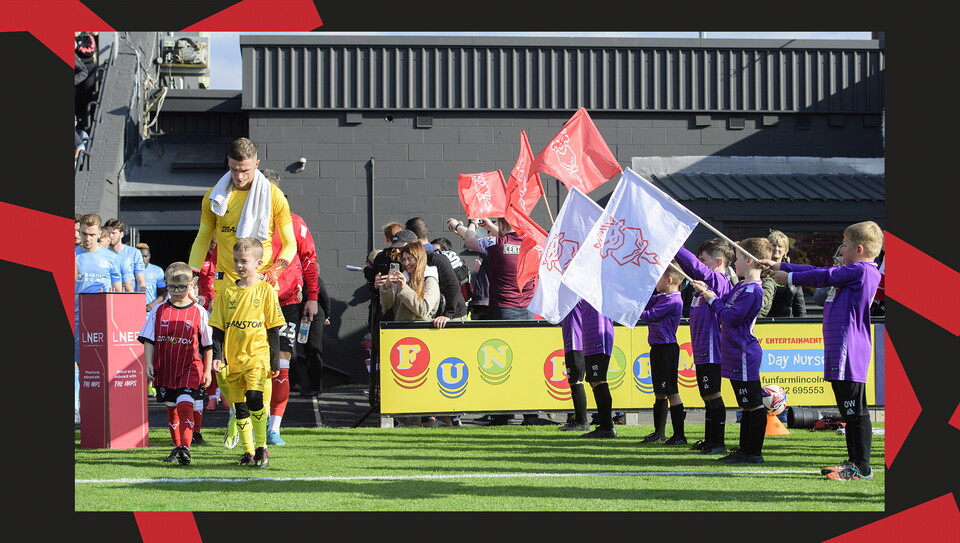 An image from the matchday experience at Lincoln City vs Leyton Orient