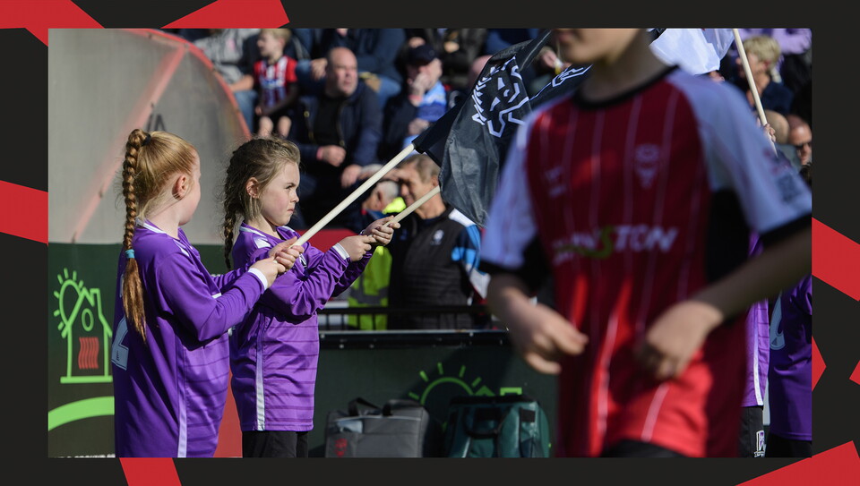 An image from the matchday experience at Lincoln City vs Leyton Orient